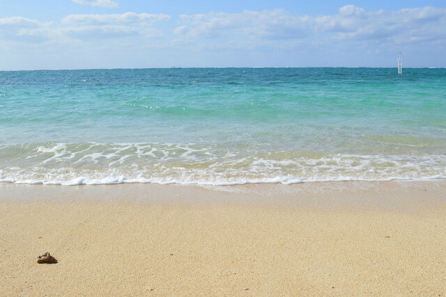 沖縄の綺麗な海